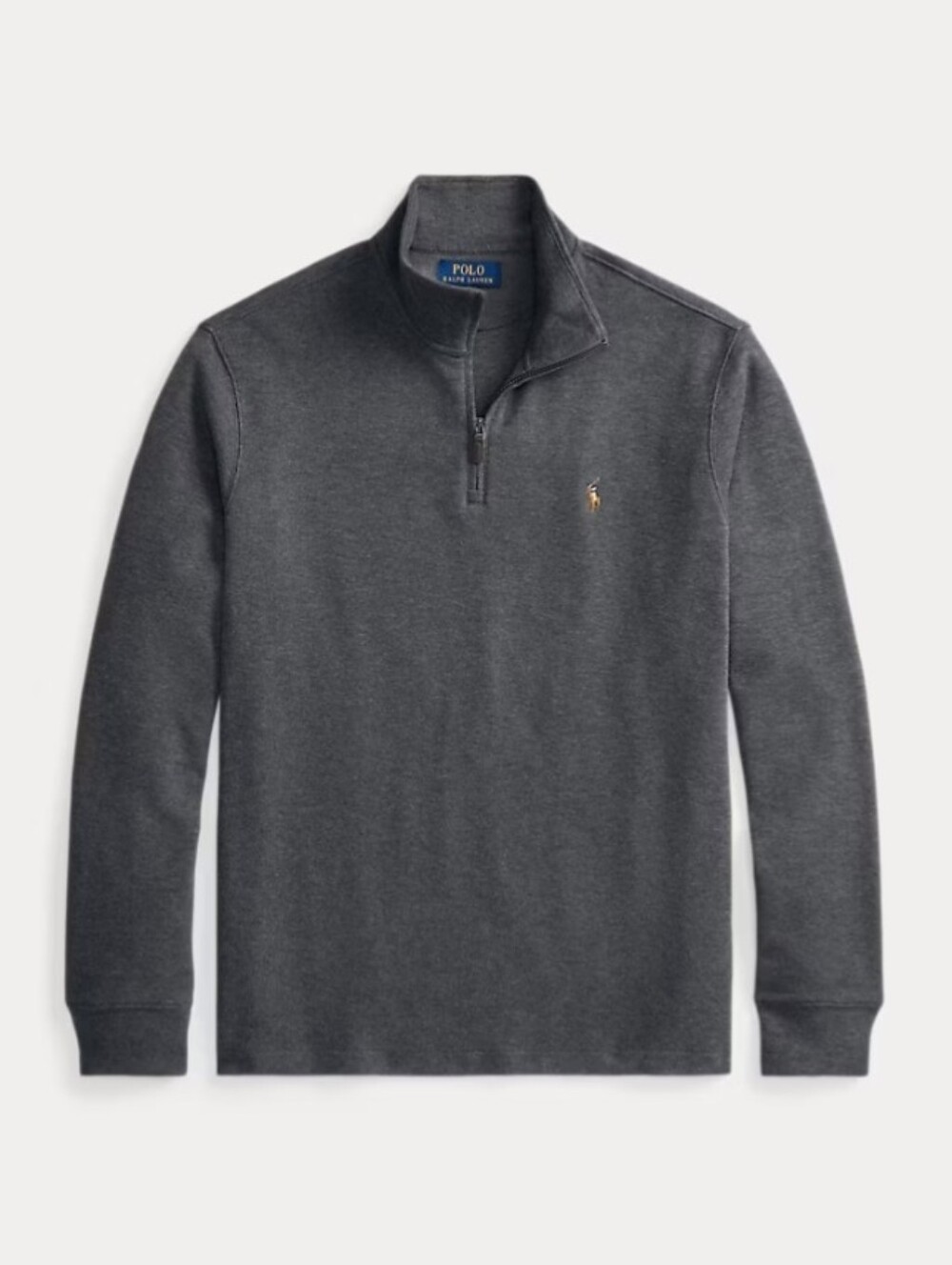 Polo Ralph Lauren Estate Ribbed Quarter Zip Cotton Pullover, Sz XL